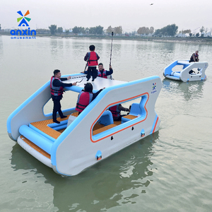 Bateau gonflable tout électrique DWF avec moteur pour les jeux aquatiques estivaux sur le lac, <span class=keywords><strong>l</strong></span>'océan, bateau solaire, bateau gonflable, maison flottante - Product Image 5