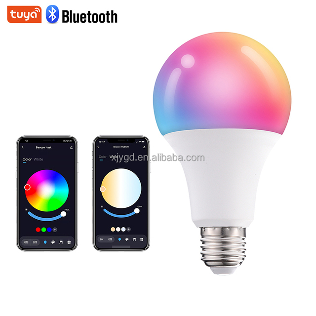 Smart LED Bulb Tuya Dimmable RGB CW WW Spotlight 15W E27 Color Changing Light for Home AC 85 -265V Energy Saving Lamp