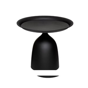 Modern Premium Scandinavian <b>Black</b> Lightweight Portable Ceramic Coffee/End <b>Table</b> | Stylish Living Room <b>Table</b> | Wholesale Best - Product Image 5
