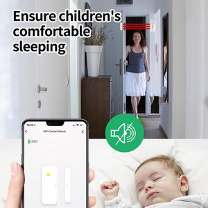 Ultra düşük güç tüketimi fabrika teklif Tuya Wifi yerinde Alarm kapı manyetik sensör Wi-Fi kapı ve pencere sensörü - Product Image 3