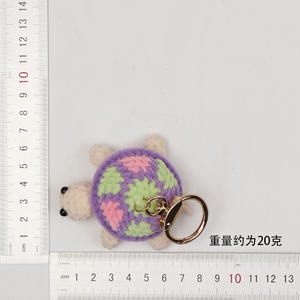 Amigurumi Oyuncak filato all'uncinetto bambola animali marini Mini tartaruga peluche <span class=keywords><strong>portachiavi</strong></span> lavorato <span class=keywords><strong>a</strong></span> <span class=keywords><strong>maglia</strong></span> tartarughe Marine souvenir - Product Image 4