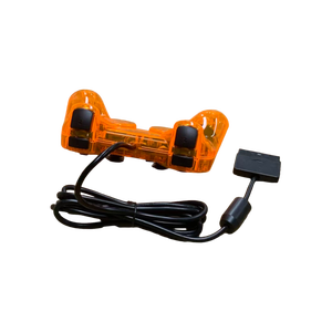 <span class=keywords><strong>Orange</strong></span> PS2 Gamepad con cable <span class=keywords><strong>Joystick</strong></span> Controlador transparente Manette para PS2 Clear <span class=keywords><strong>Orange</strong></span> Controlador Mando Compatible con PC - Product Image 5