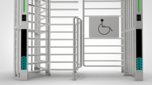 Zento, высокое качество, 2 мм, 304 доступ для инвалидов, двухканальные турникеты в полный рост, двери аэропорта и больницы - Product Image 4
