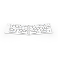 Nouveau clavier mécanique sans fil portable mini fin rechargeable rose, matériau TPU/ABS, prise en charge multilingue, interface USB-C