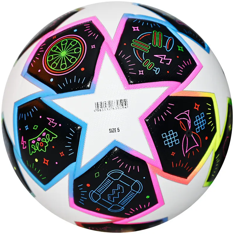 Fabricant chinois PU3.5mm d'épaisseur Matériau Hauteur de rebond 135-155cm Meilleure qualité Match ballons de football