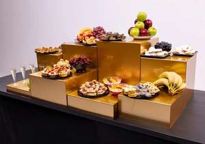 Alzatine Creative a <span class=keywords><strong>Basso</strong></span> Prezzo per Decorazione Tavolo da Dessert Espositore per Cibi Freddi Pausa Caffè Torte Snack Buffet in Acrilico a Cubo - Product Image 6