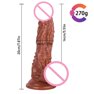 Günstiger Fabrik-Großhandel Einführbarer Penis Frauen Masturbator Kristall PVC Dick Erwachsenen Sexspielzeug Manueller Realistischer <span class=keywords><strong>Dildo</strong></span> für Frauen - Product Image 5