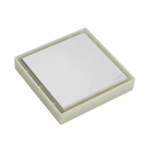 5 inch 130x130 Mét 304 Thép không gỉ và abs nhựa vô hình gạch vòi hoa sen xả giấu sàn bẫy gốm sàn cống - Product Image 1