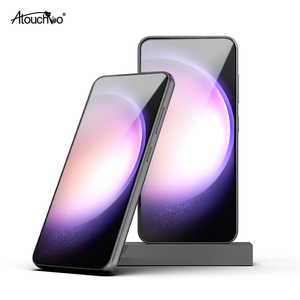 Protection d'écran en verre trempé ATB 9H avec déverrouillage par empreinte digitale pour Samsung S25 Ultra S24 S23 S22 <span class=keywords><strong>S21</strong></span> - Product Image 1