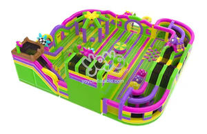 Parque Temático Inflable de Selva Tropical de Fantasía, Cascadas Interactivas, Centro de Juegos de Aventura en la Selva - Product Image 4