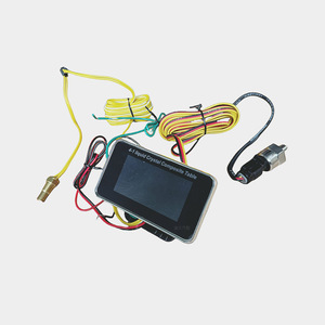 Medidor universal de temperatura de aceite, agua, voltaje y combustible LCD de 12V 24V para autos y camiones - Product Image 1