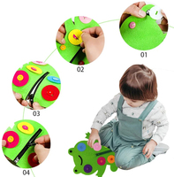 Kit de loisirs créatifs éducatif préscolaire DIY : Tableau d'activités 3D en feutre, cartes animales en feutre pour enfants, couleurs et logo personnalisables, apprentissage Montessori