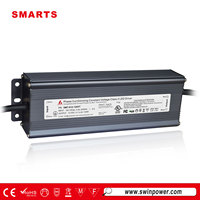 Sortie PWM mince mince intertek ETL 12v 24v dimmable 100w led pilote ip67 avec boîte de jonction