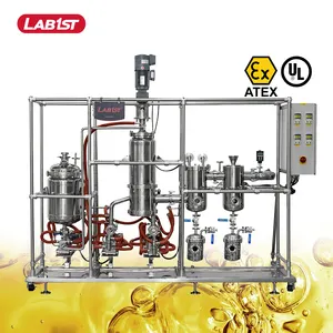 Destilación molecular de película limpia de trayectoria corta continua de acero inoxidable de alta calidad