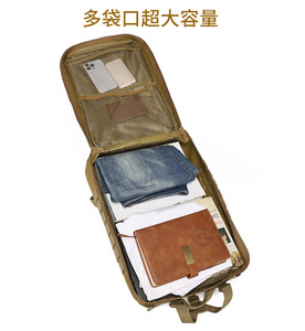 En stock, sac à dos tactique imperméable de grande capacité 40L, sac à dos de chasse tendance, sac de voyage avec fermeture à enroulement - Product Image 6
