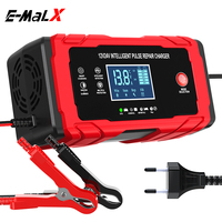 Nouveauté Chargeur de batterie automatique rapide universel 12V10A/24V5A AGM Gel Cycle profond Voiture Moto Réparation par impulsions