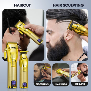 Cortadora de pelo eléctrica DSP, cuerpo metálico recargable, 2000mAh-4000mAh, para corte de pelo y recorte de barba para hombres - Product Image 1