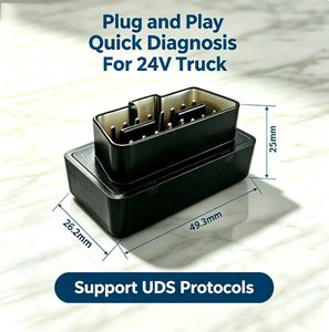 Lecteur <span class=keywords><strong>de</strong></span> code OBD2 ELM327 compatible avec les protocoles UDS, 24V, camions, B33-U BT 5.0, analyseur <span class=keywords><strong>de</strong></span> moteur, outil <span class=keywords><strong>de</strong></span> diagnostic automobile OBD II - Product Image 3