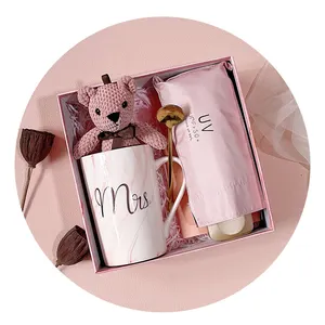 2024Self-Care Well-Soon Custom Gifts Set Includes Mug Spoon Bear Notebook Umbrella for Business Use