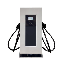 Estación de Carga Rápida DC de Doble Pistola de 40kW, 60kW, 80kW, Montada en el Suelo, Directo de Fábrica, para Vehículos Eléctricos