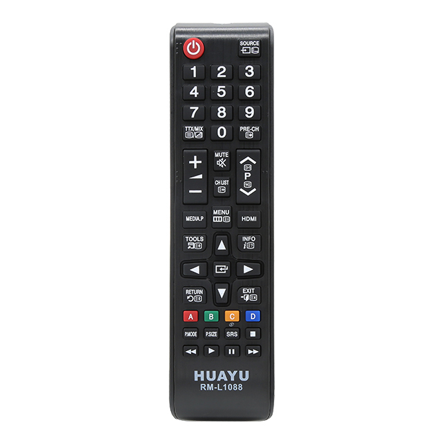 HUAYU High Quality Samsung TV Remote Control RM-L1088 Fixed Code Universal Remote Control for LCD LED SMART TVs 2 AAA Batteries