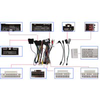 Adaptateur de façade de cadre de voiture ABS Audiowork avec boîtier Canbus pour Edge 2011-2015, kit de navigation pour autoradio Android grand écran