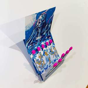 En promotion <span class=keywords><strong>Livre</strong></span> en papier personnalisé Matches Matchbook Cadeaux Match <span class=keywords><strong>Les</strong></span> <span class=keywords><strong>couleurs</strong></span> peuvent être personnalisées Boîte d'allumettes mince en papier brun Offre Spéciale - Product Image 2