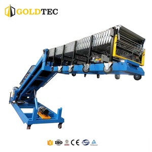 Goldtec Loading and Unloading <strong>Belt</strong> <strong>Conveyor</strong> Telescopic <strong>Incline</strong> <strong>Conveyor</strong> Load Unload <strong>Conveyor</strong> for Container Loading - Product Image 2