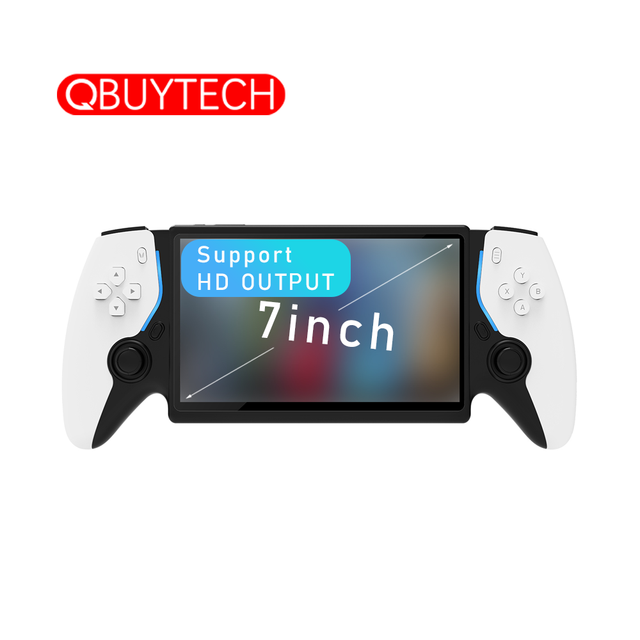 QBUY HC8000 Game Console 7 Inch IPS 64GB Built-in 30+ Simulators 15000 Games Handheld Gaming Players