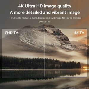สำหรับกล่องทีวี S (เจนเนอเรชัน2ND) Quad Core Cortex-A55 4K Ultra HD สำหรับทีวีเครื่องเล่นมีเดียสตรีมมิ่งเครื่องเล่นคู่แบนด์ไวไฟสีดำ - Product Image 2