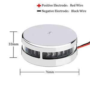 해양 보트 항법 조명, 폰툰 보트 요트 우현 및 포트 사이드 데크 마운트용 12V 레드 그린 방수 <span class=keywords><strong>LED</strong></span> 라이트 바 - Product Image 5