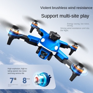 Không chổi than gấp điều khiển từ xa <span class=keywords><strong>Drone</strong></span> tránh chướng ngại vật <span class=keywords><strong>Camera</strong></span> kép Chụp ảnh trên không với bốn trục - Product Image 5