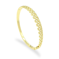 Pulsera de Zirconia Chapada en Oro de 14K para Mujer, Diseño de Lote Pequeño, Cadena de Playa Linda, Joyería de Moda Geométrica de Latón al por Mayor