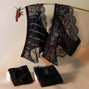 3 Pack All Over Lace Thongs for Ladies Underwear - Product Image 2