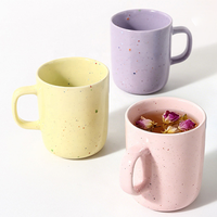 Ensemble de vaisselle en porcelaine de haute qualité, bols, assiettes, tasses à café et soucoupes colorés en céramique, pour cadeaux de pendaison de crémaillère
