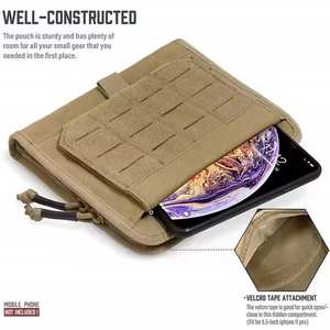 Pochette tactique Molle imperméable personnalisée en gros, sac à outils médical et cartographique EDC avec support OEM - Product Image 4