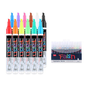 Marqueurs à craie liquide sans poussière et non toxiques avec logo personnalisé, stylo marqueur pour tableau publicitaire LED effaçable à sec - Product Image 2