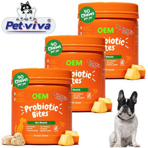 Gut Health Probiotic Soft Chews pour chiens Enzymes digestives Soutient une peau et un pelage sains Suppléments pour animaux de compagnie Probiotiques pour chiens pour levure - Product Image 5