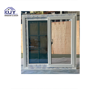 Sicurezza domestica impatto uragano doppi vetri profilo in <span class=keywords><strong>PVC</strong></span> porte scorrevoli e finestre - Product Image 4