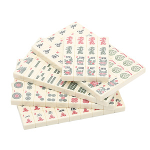 <span class=keywords><strong>Mahjong</strong></span> Américain Wowu Entertainment, 166 Tuiles en Mélamine Gravées, Fabriqué sur Mesure, En Stock, Luxe Tendance, Numéroté en Anglais - Product Image 4
