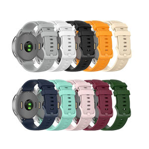 Bracelet en silicone à motif à carreaux pour Samsung Galaxy Watch 5 Pro 16/18/20/22 mm, bracelets de montre intelligente pour bracelet de poignet Garmin - Product Image 1