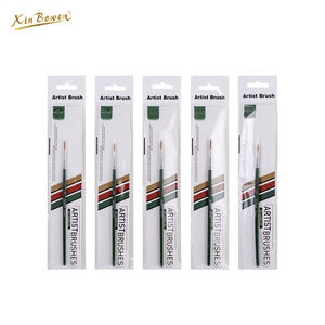 Xin Bowen Pinceau à huile personnalisé Pinceau à une ligne Peinture Croquis Stylo vert Détail fin Pinceau <span class=keywords><strong>miniature</strong></span> - Product Image 6