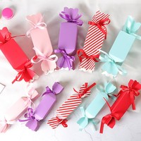 Boîte de parfum Bonbon unique en forme de bonbon avec feuille d'or Kits joyeux de fenêtre en PVC de luxe avec logo personnalisé