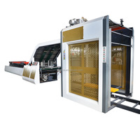 Plastifieuse automatique de colle de boîte de carton Machine à plastifier carton cannelure ondulée 2 couches