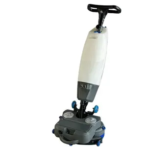 Tanjie Hand-pushed Mini Double Disk Office Floor Scrubber Cleaning Machine Floor Scrubber Industrial Portable Mini Floor Sweeper