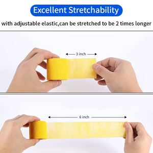 12 rollos de cinta autoadhesiva para veterinarios atléticos, vendaje médico cohesivo elástico para lesiones deportivas, suministro sanitario - Product Image 4