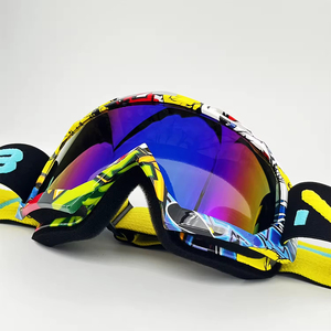 Vente en gros <span class=keywords><strong>de</strong></span> lunettes <span class=keywords><strong>de</strong></span> motocross lunettes <span class=keywords><strong>de</strong></span> moto NAFEIB lentille HD pour MX Racing et Dirt Bike équitation Moto MX accessoires pour hommes - Product Image 2