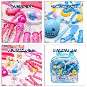 Ensemble de jeu de rôle de Simulation de docteur, Kits médicaux de jeu de Simulation pour enfant, accessoires de médecine, jouet pour enfants avec boîte de rangement et sac - Product Image 2