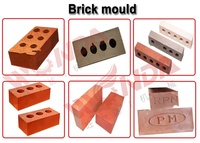 Idées de petites entreprises bon marché Terre Argile Rouge Machine de fabrication de briques de boue manuelle Prix Équipement de production de briques