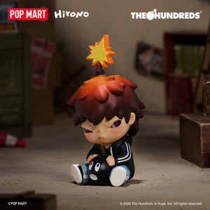 Figurine authentique POP MART Hirono the Hun <span class=keywords><strong>Dreds</strong></span> Collab Figure, carte suspendue, figurine en PVC, décorations de bureau, figurines d'action Hirono - Product Image 4